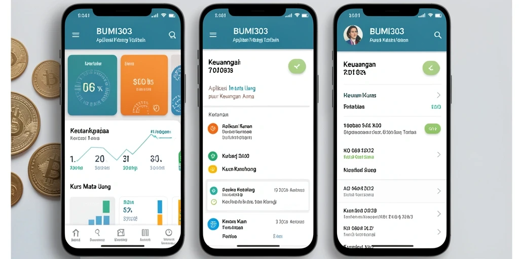 Tampilan antarmuka BUMI303 yang informatif dan mudah digunakan.