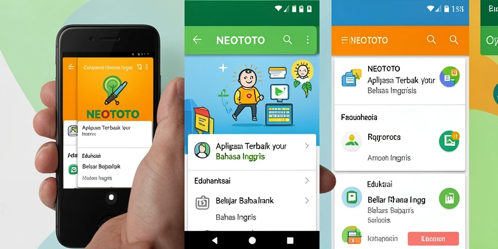 Tampilan antarmuka aplikasi NEOTOTO yang menarik dan interaktif.