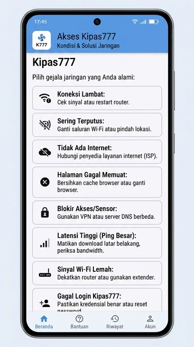 Link Alternatif Kipas777 untuk Pengguna Android Indonesia